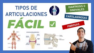 ✅ 2 ARTICULACIONES  QUE SON  TIPOS  CLASIFICACIÓN Facil Rapido Sencillo [upl. by Gnik]