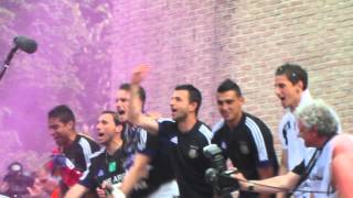 RSCAZulte Waregem 20122013 Title celebrations [upl. by Alvy]