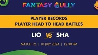 LIVE Pondicherry T20 Tournament 2024 SHA vs LIO Live Cricket Score [upl. by Bernetta]