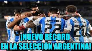 ¡NUEVO RÉCORD en la SELECCIÓN ARGENTINA  CALENDARIO COMPLICADO en 2025  ¿Se JUEGA la FINALISSIMA [upl. by Ttenaej]