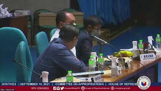 FY 2022 Budget Briefings Committee OVP DICT DTI Part 4 [upl. by Leur307]