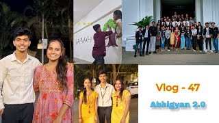 Vlog  47  Abhigyan 20  Kle s Bca P C Jabin Hubli🕺💗 [upl. by Ennayhc196]