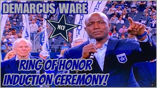 DEMARCUS WARE ✭ COWBOYS RING OF HONOR INDUCTION CEREMONY 🔥 Full Live Presentation By Jerry Jones [upl. by Dleifxam524]