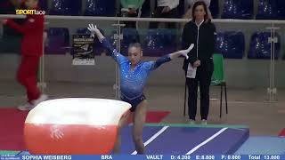 Sophia Weisberg 🇧🇷 VT EF 12975 2024 Junior Jesolo Trophy [upl. by Nahshun]