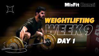 Weightlifting Day 42 Week 9 [upl. by Akienahs]