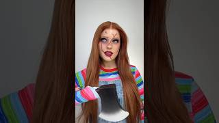 CUTE Chucky Halloween Makeup… RESULTS ARE NEXT [upl. by Brenton]