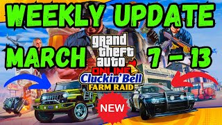 Weekly Update March 7  13 in GTA 5 Online NEW CARS NEW Missions Discounts Removed Cars amp More [upl. by Leahcimauhsoj]