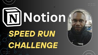 Notion Tutorial Notion Site Speed Run Challenge [upl. by Linnell]