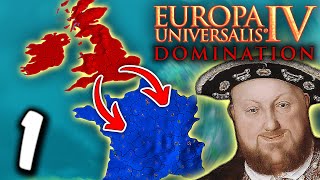 Subjugating the Franks  Angevin Empire  EU4 135 Domination [upl. by Akihsay]