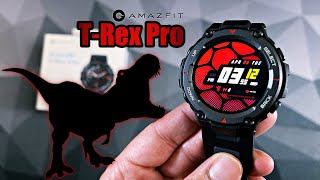 Amazfit TRex Pro Rugged Smartwatch  AMOLED  10ATM  MILSTD 810G [upl. by Leslie]