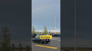 Rainbow Calgary Balzac rainbow laksamtocanada shortvideo vairalvideo balzac calgary [upl. by Hurless]