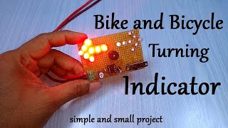 Bike turning indicator flasher  Indicator flasher with buzzer [upl. by Ennaul]