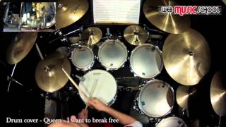 Queen  I Want To Break Free  DRUM COVER [upl. by Janice627]