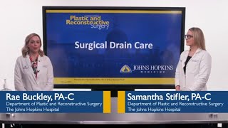 Breast Reconstruction  Surgical Drain Care [upl. by Sokcin]