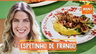 Espetinho de frango feito na grelha com molho teriaki  Rita Lobo  Cozinha Prática [upl. by Charlotte359]