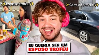 COMO É A VIDA DE UM ✨ESPOSO TROFÉU✨  React Tiktoks [upl. by Zetneuq]