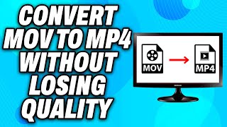 How to Convert MOV to MP4 Without Losing Quality 2024  Easy Fix [upl. by Nairolf]