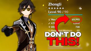 Dont Make THIS Mistake When Building Zhongli Best Way To BUILD Zhongli🔥 [upl. by Wells]