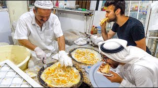 The DUBAI FOOD TOUR  BEST Street Food amp RARE Emirati Cuisine in Dubai UAE [upl. by Hildegard441]