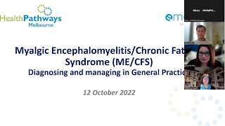 Myalgic EncephalomyelitisChronic Fatigue Syndrome MECFS  12 October 2022 [upl. by Suzanne136]