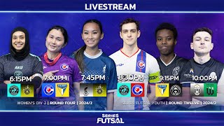 Series Futsal Youth Round 12Womens Div 2 Round 4  Full Livestream [upl. by Bathelda]