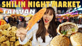 TAIWANESE STREET FOOD at Shilin Night Market in Taipei Taiwan [upl. by Adaliah]