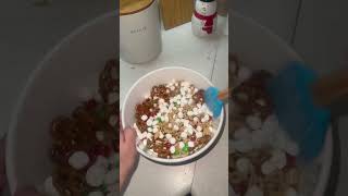 Chex Mixeasyrecipecerealhomemadefypsnackswhitetrashrecipe chexmixshortsasmrdessertssnacks [upl. by Eintrok]