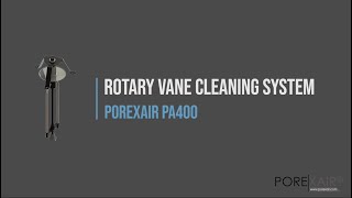 POREXAIR l 「PA400」 ROTARY VANE CARTRIDGE FILTER CLEANING SYSTEM [upl. by Anaahs]