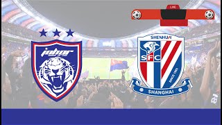 JDT VS Shanghai Shenhua FC LIVE SCORE [upl. by Eilahs]