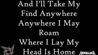 Metallica  Wherever I May Roam  Lyrics [upl. by Treacy]