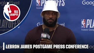 LeBron James points to Lakers’ 3rdquarter energy as key to Game 4 win  NBA on ESPN [upl. by Retrop]