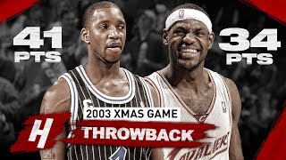 When 18 YrOLD LeBron James FACED PRIME Tracy McGrady EPIC XMAS Duel Highlights  December 25 2003 [upl. by Brebner]