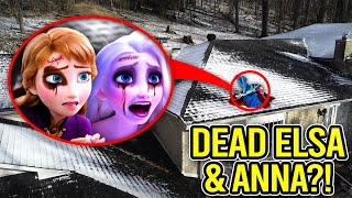 DRONE CATCHES ELSA amp ANNA IN REAL LIFE FROZEN MOVIE [upl. by Nawed]