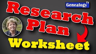 Genealogy Research Plan Worksheet [upl. by Larentia295]