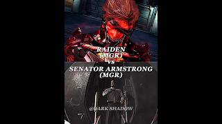 Raiden vs Senator Armstrong  battle shorts [upl. by Sarette]