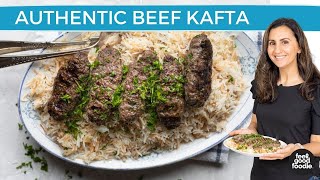 Authentic Lebanese BEEF KAFTA [upl. by Illib426]