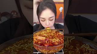 Ramen asmr eating mukbang eating showchinese food chalange mukbang funny eatingshowshorts asmr [upl. by Leugimesoj982]