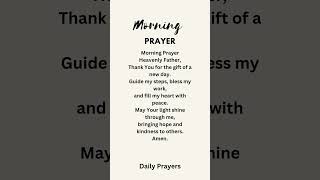 MORNING PRAYERyoutubeshortsmorningprayer ✝️🙏youtubereelsprayershortsfeedmorningprayer [upl. by Laughton]