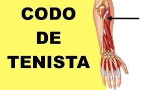 Codo de Tenista Ejercicio y Estiramiento Tratamiento de Epicondilitis Lateral [upl. by Suryt]