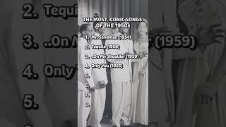 Most Iconic Songs of the 50s music 50s oldies [upl. by Helve]