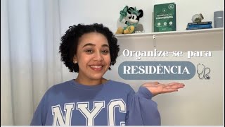 Como organizar os estudos para residência multiprofissional contei tudo 📚🩺 [upl. by Heather]