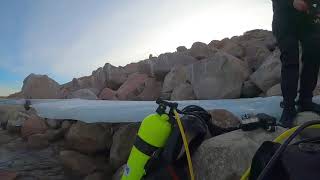 Garrison Dam Tailrace Scuba w Paddlefish [upl. by Inttirb]