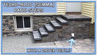 How To Properly Build Concrete Block Steps DIY [upl. by Julina]