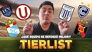 LOS MEJORES REFUERZOS DE LA LIGA 1 2024 ⚽🏆  TIERLIST [upl. by Enaitsirk243]