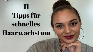 11 Tipps für schnelleres Haarwachstum  IamAniva [upl. by Aneen]