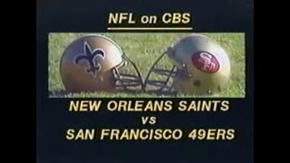 1980 Week 14  Saints vs 49ers [upl. by Bernette660]