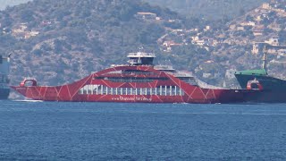 ΑΝΑΣΣΑ Μ Άφιξη στη Σαλαμίνα  Ferry ANASSA M arrival at Salamina [upl. by Treharne]