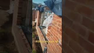 Up to scaffold height for RSK brickwork construction brickwork fyp extension bricklayer brick [upl. by Ahseal693]