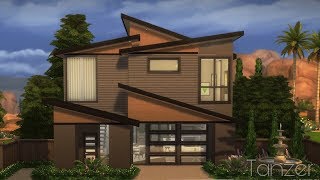 Sims 4 Modern Basegame Home  Good Edge [upl. by Jareb]