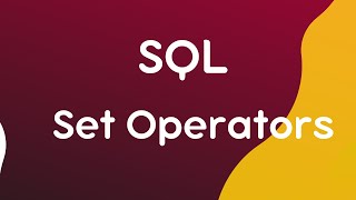 SQL Set Operators  CTAS Backup of a Table  SQL Videos [upl. by Beverlie]